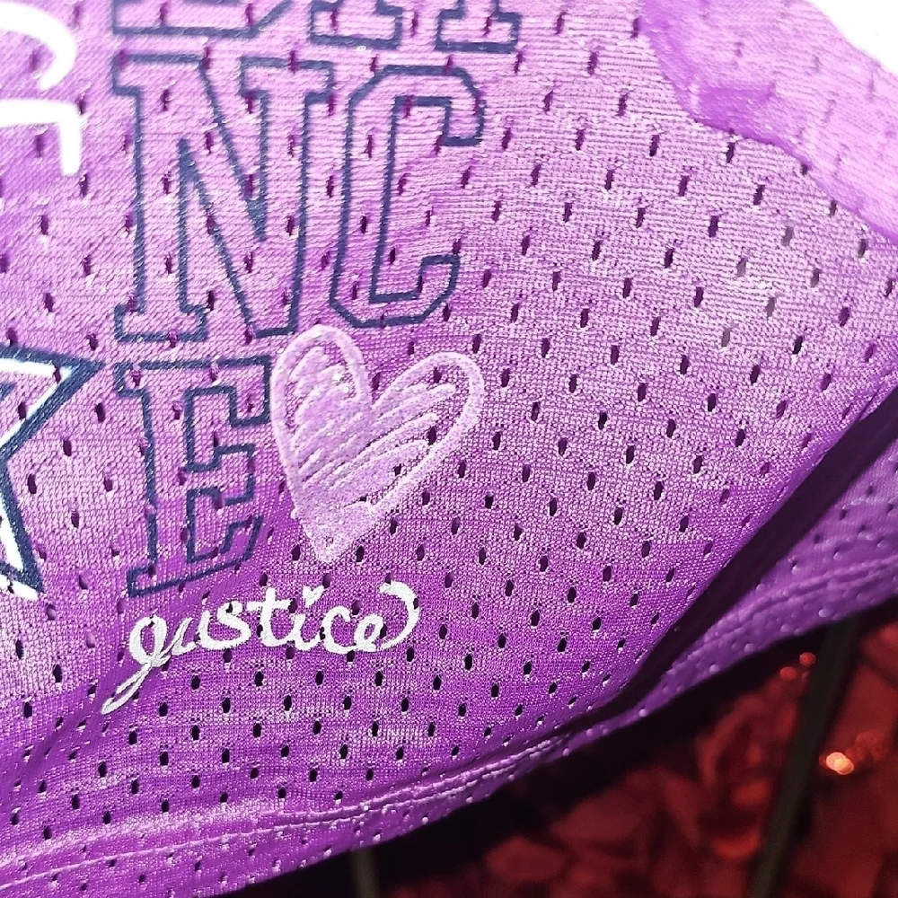 Justice Purple and White Dance Matching Set